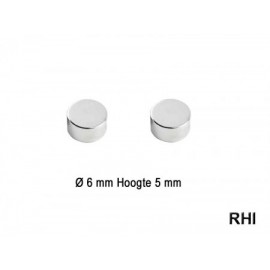 Magnete round Ø6x5mm (2pc)