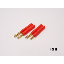 830211, Goldconnector 2mm with safty