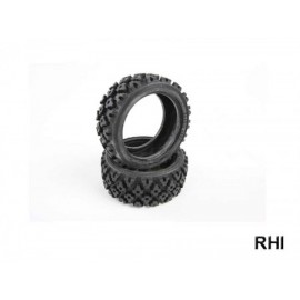 50476, RC Rally Block Tire Set - (1pr)