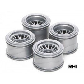 51398,1/10 F104-Chassis wheelset grey