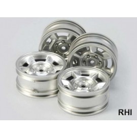 9335460, 1/10 Wheels silver 26mm (4)